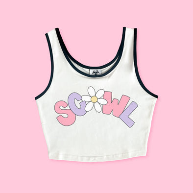 Scowl Cropped Tank Top