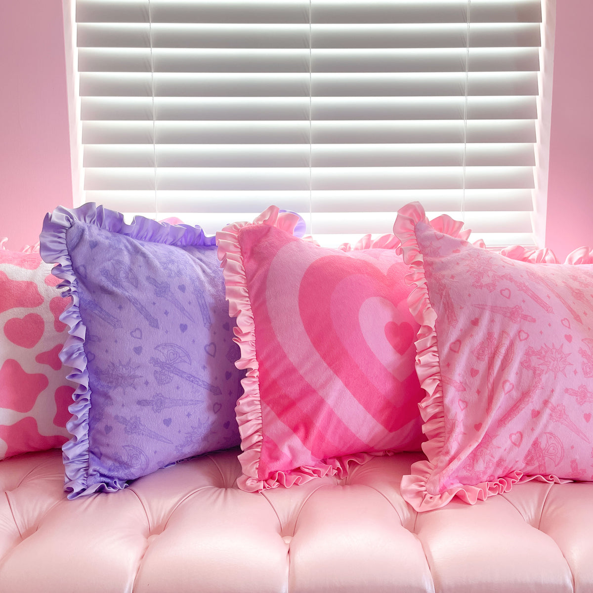 Pink Killer Kawaii Pillowcase Candy Corpse